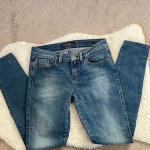 Guess Brittney skinny jeans size 29 faded medium wash